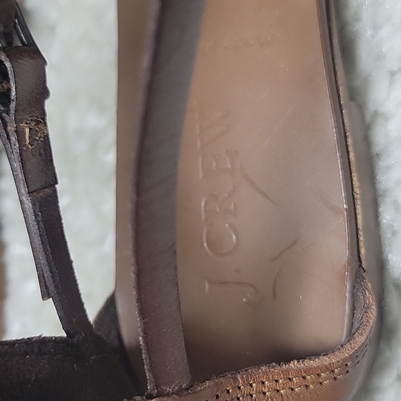 J CREW MULTI Buckle Strap Gladiator Inspired Leather Sandals Size 7 - Picture 15 of 15